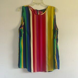 Cynthia Rowley Multicolor Striped Tank Top